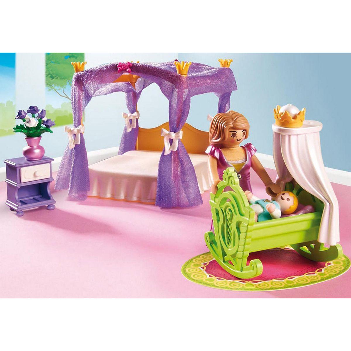 Chambre De La Reine Avec Lit A Baldaquin Playmobil Princess 6851