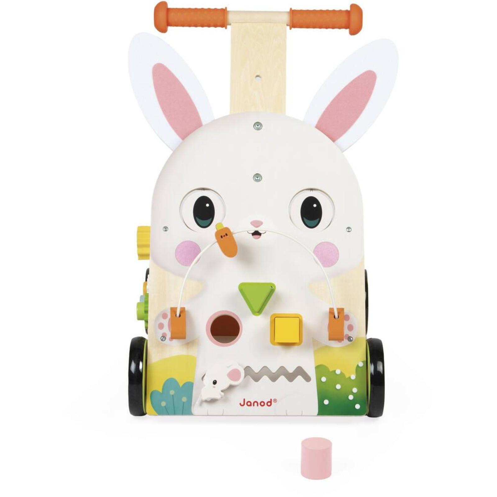 Chariot pousseur activité Lapin La Grande Récré