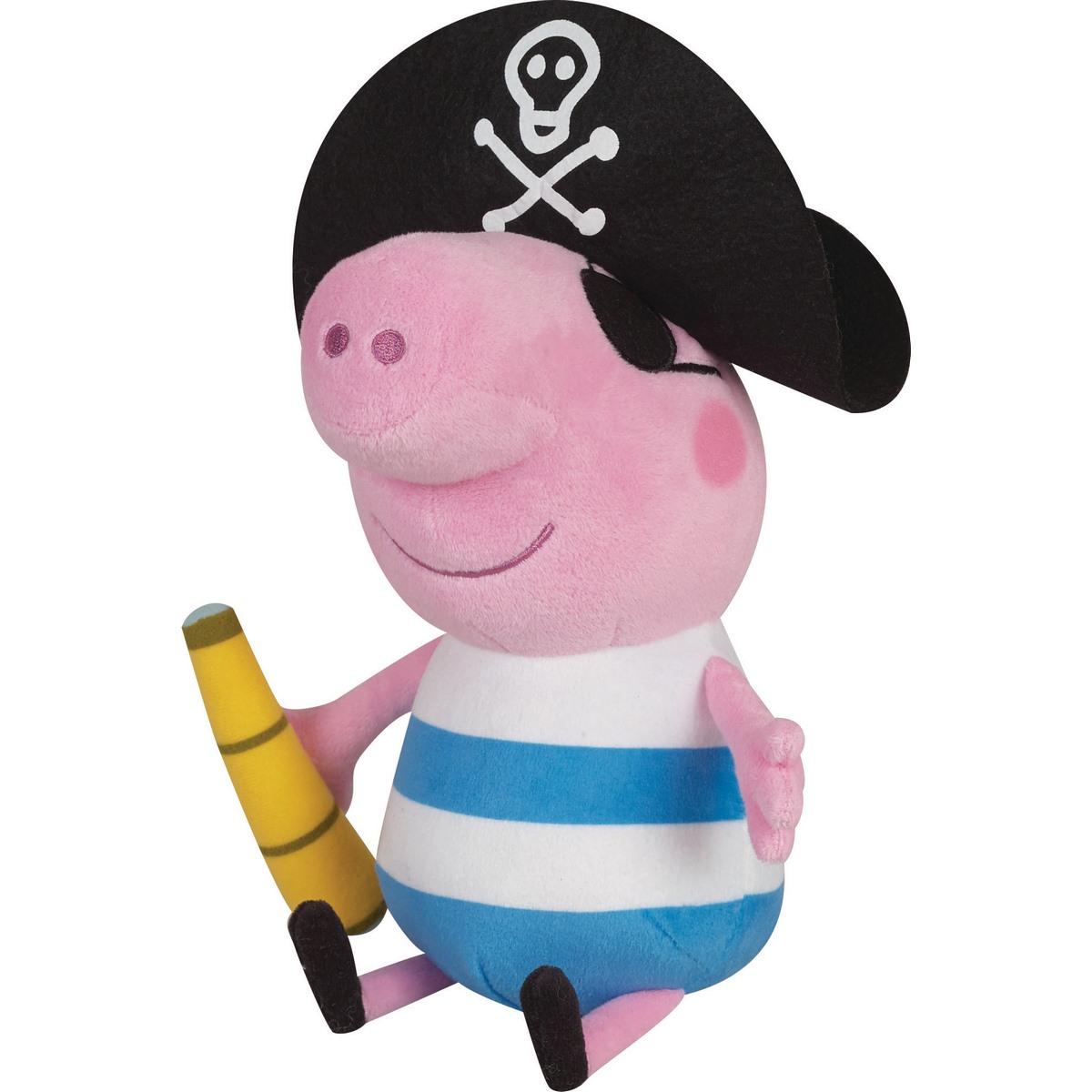 Peluche Peppa Pig George pirate 30 cm La Grande R cr
