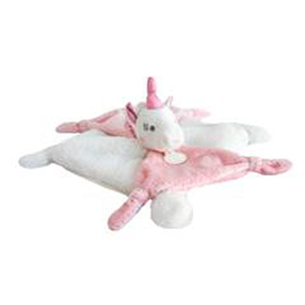 Doudou Licorne Rose Jouets D Eveil Et Peluches La Grande Recre