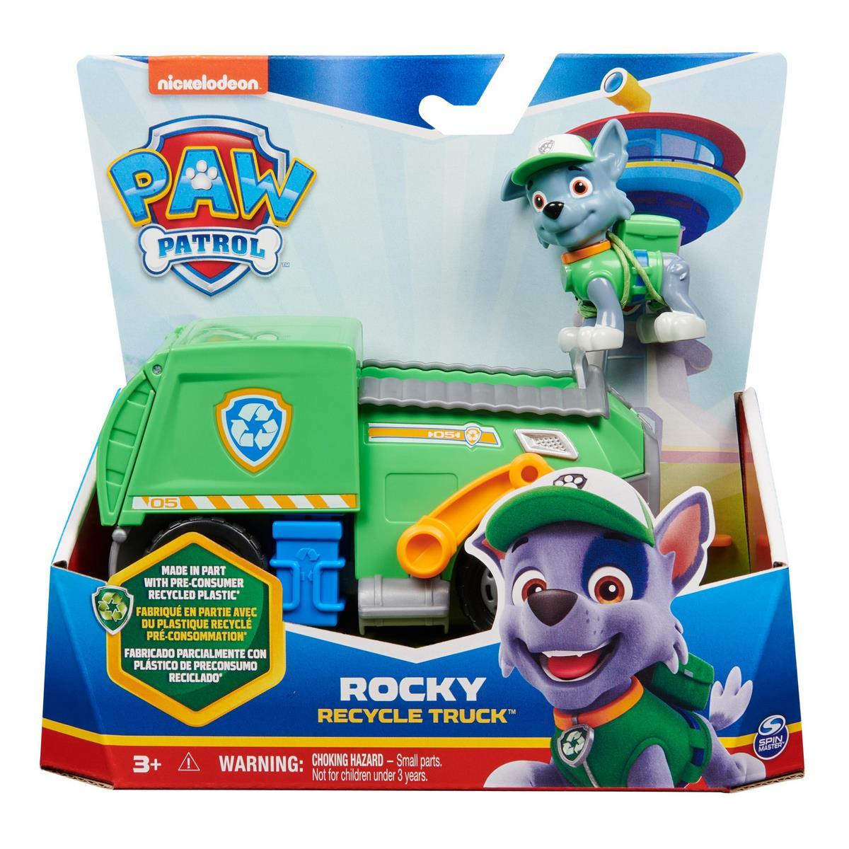 Vehicule et figurine Rocky Paw Patrol La Pat Patrouille La Grande Recre