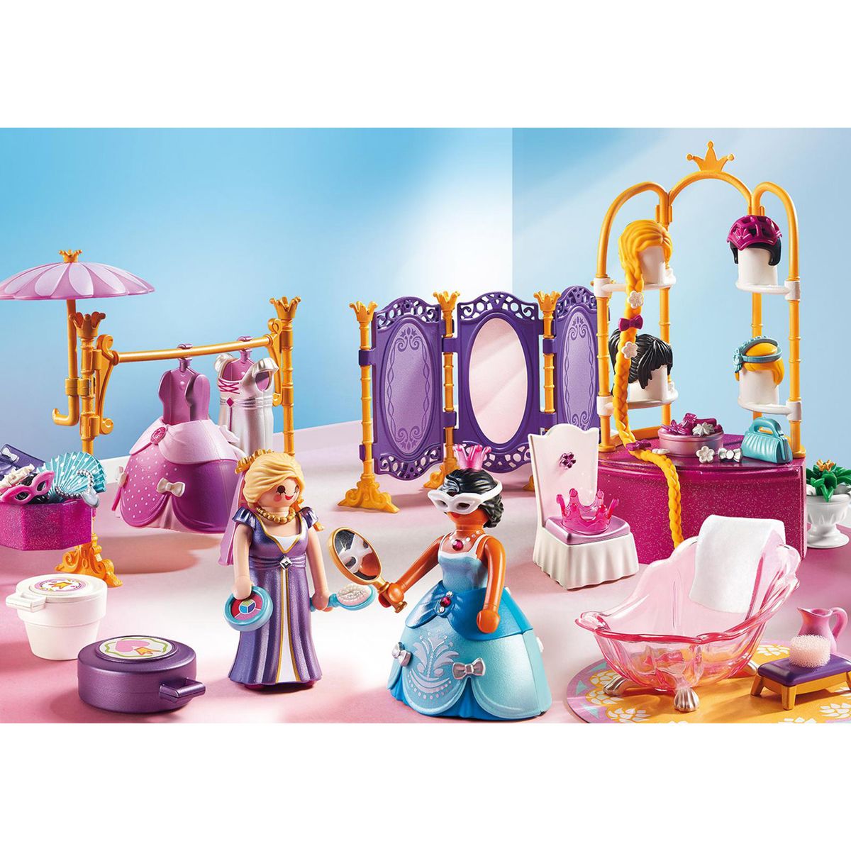 salon de beauté princesse playmobil 6850