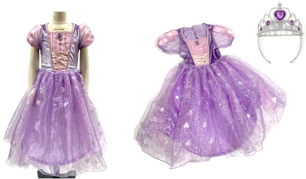 Déguisement Robe Violette Taille 5/7 ans La Grande Récré