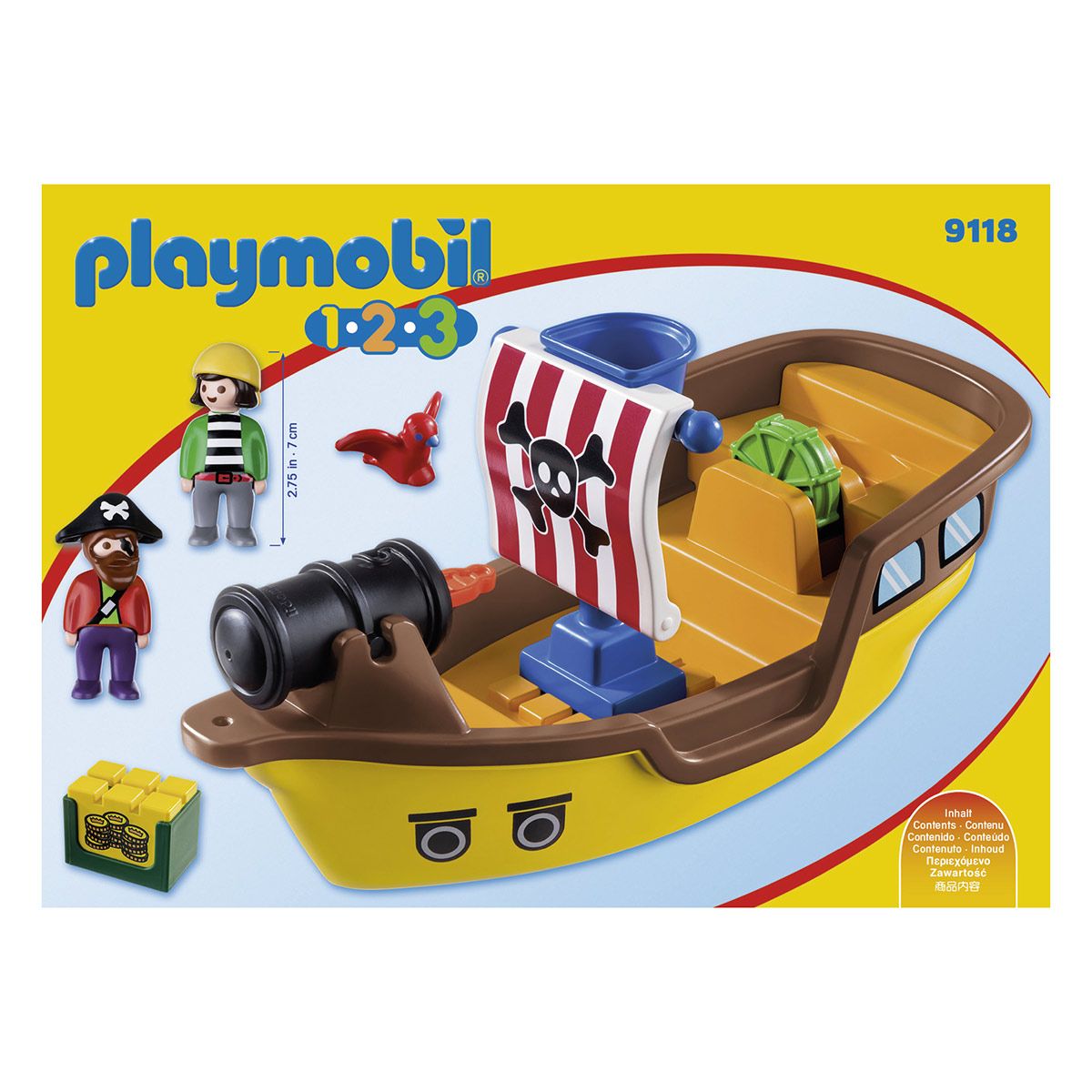 playmobil 123 bateau pirate