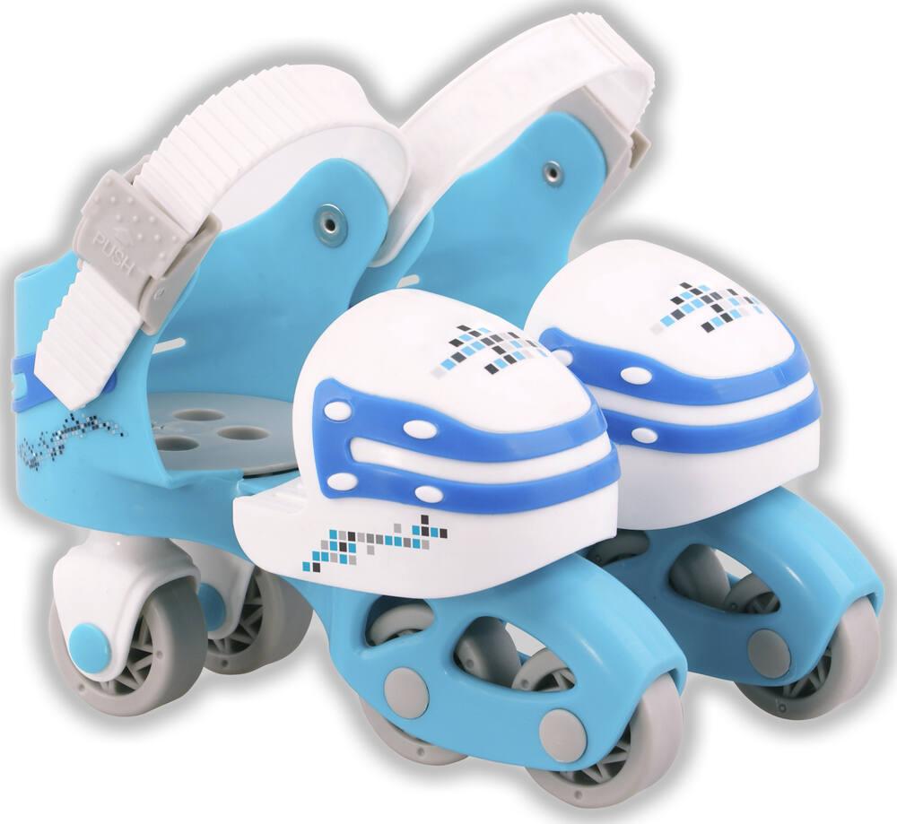 Patins à Roulettes Enfant Ajustables 4 Tailles - Filles & Garçons - Débutants - Intérieur/extérieur - Roulements ABEC-7