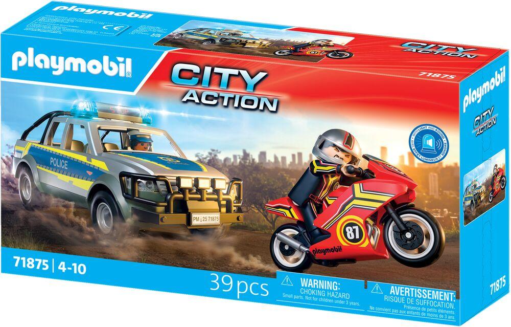 PLAYMOBIL 5523 MOTO De Route Doree Avec Pilote Neuf EUR 39,99 - FR