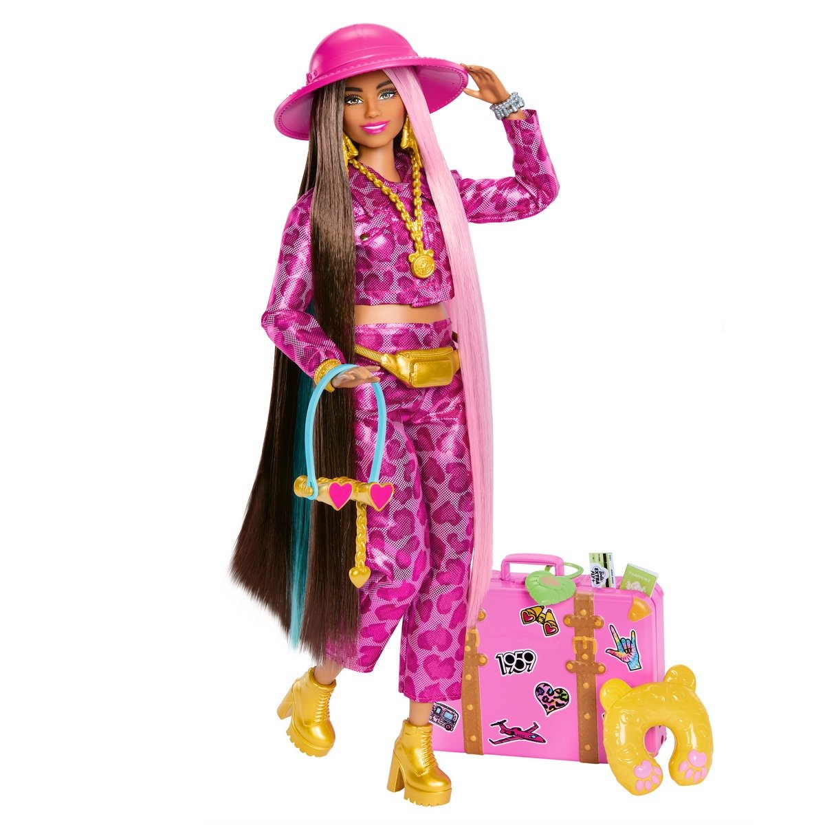 Chapeau Capeline 2 couleurs pour Poupées Barbie et Fashion Royalty