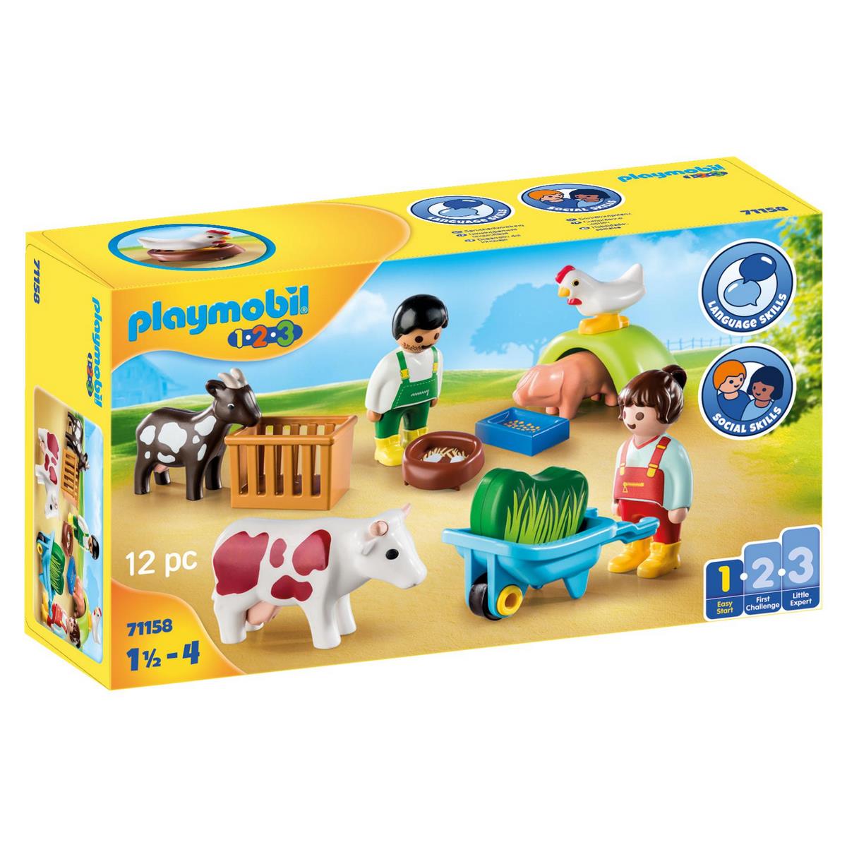 ② Ferme Playmobil 123, parlante et interactive — Jouets