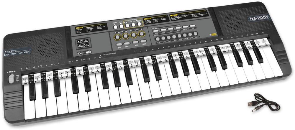 Bontempi- Clavier 61 Touches avec Pied, 16 6125, L94cm x W31cm x D90cm Bontempi- Clavier 61 Touches avec Pied, 16 6125, L94cm x W31cm x D90cm