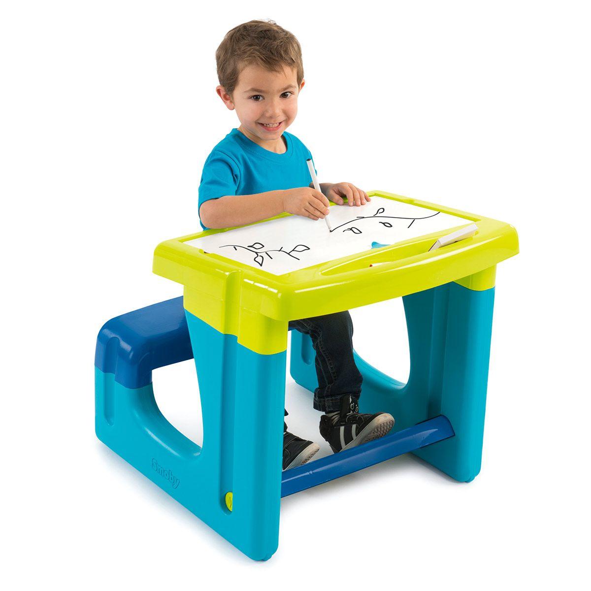 Bureau Petit Ecolier Bleu Jeux Creatifs La Grande Recre