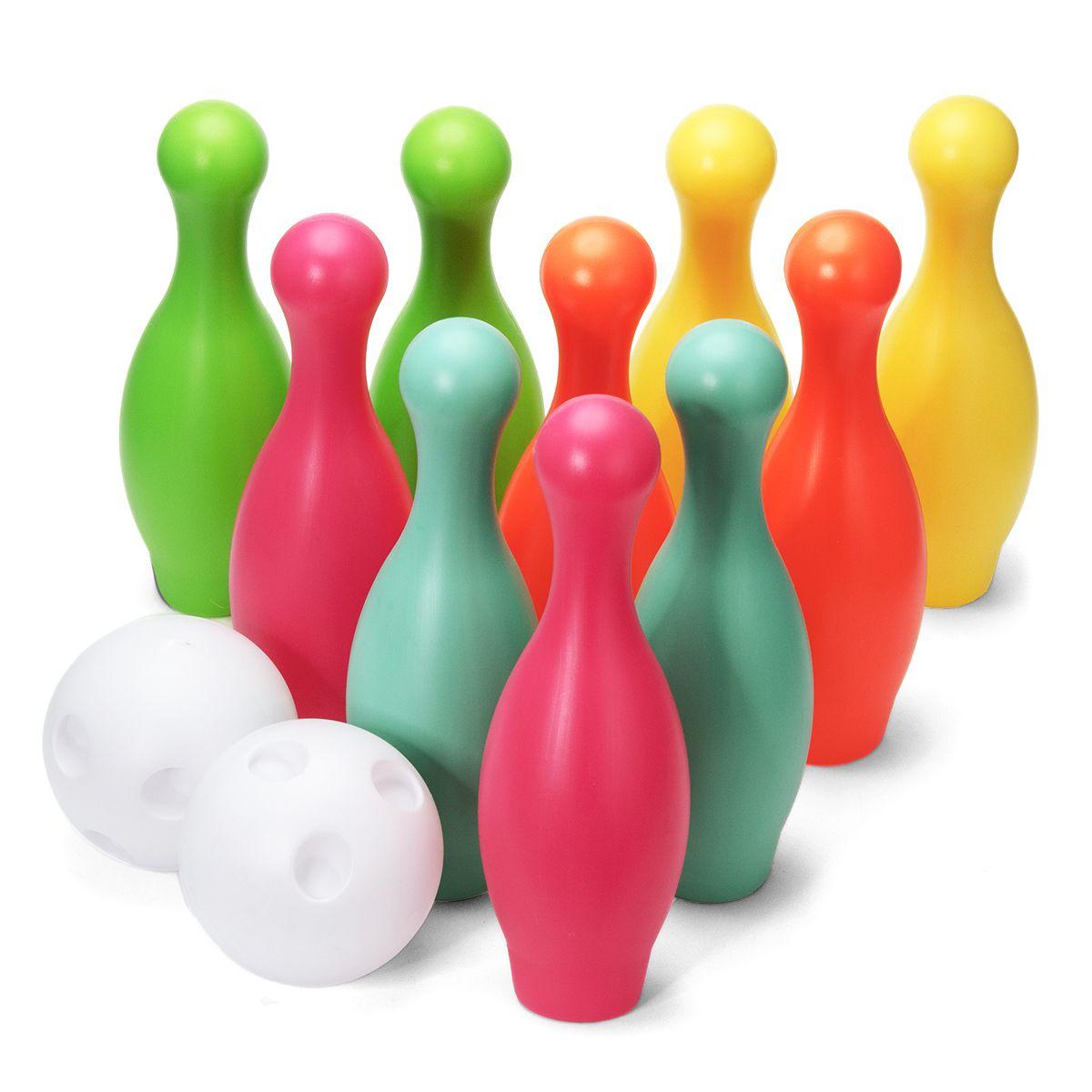 bowling 10 quilles et 2 boules jeux de tir et pistolets la grande recre