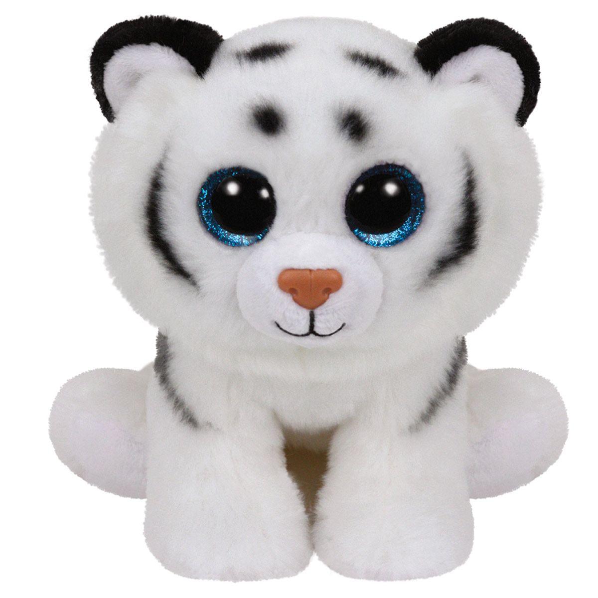 ty beanies boo s 23 cm tundra le tigre peluches animaux la grande recre