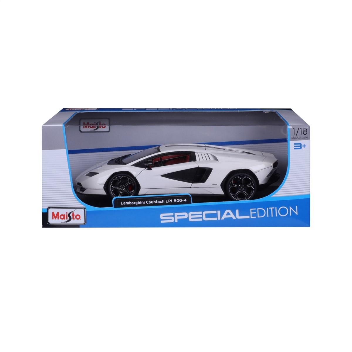 Voiture Lamborghini Countach LPI 800 blanche 1 18