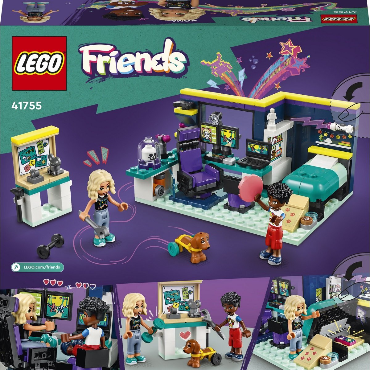 La chambre de Nova LEGO Friends 41755 - La Grande Récré