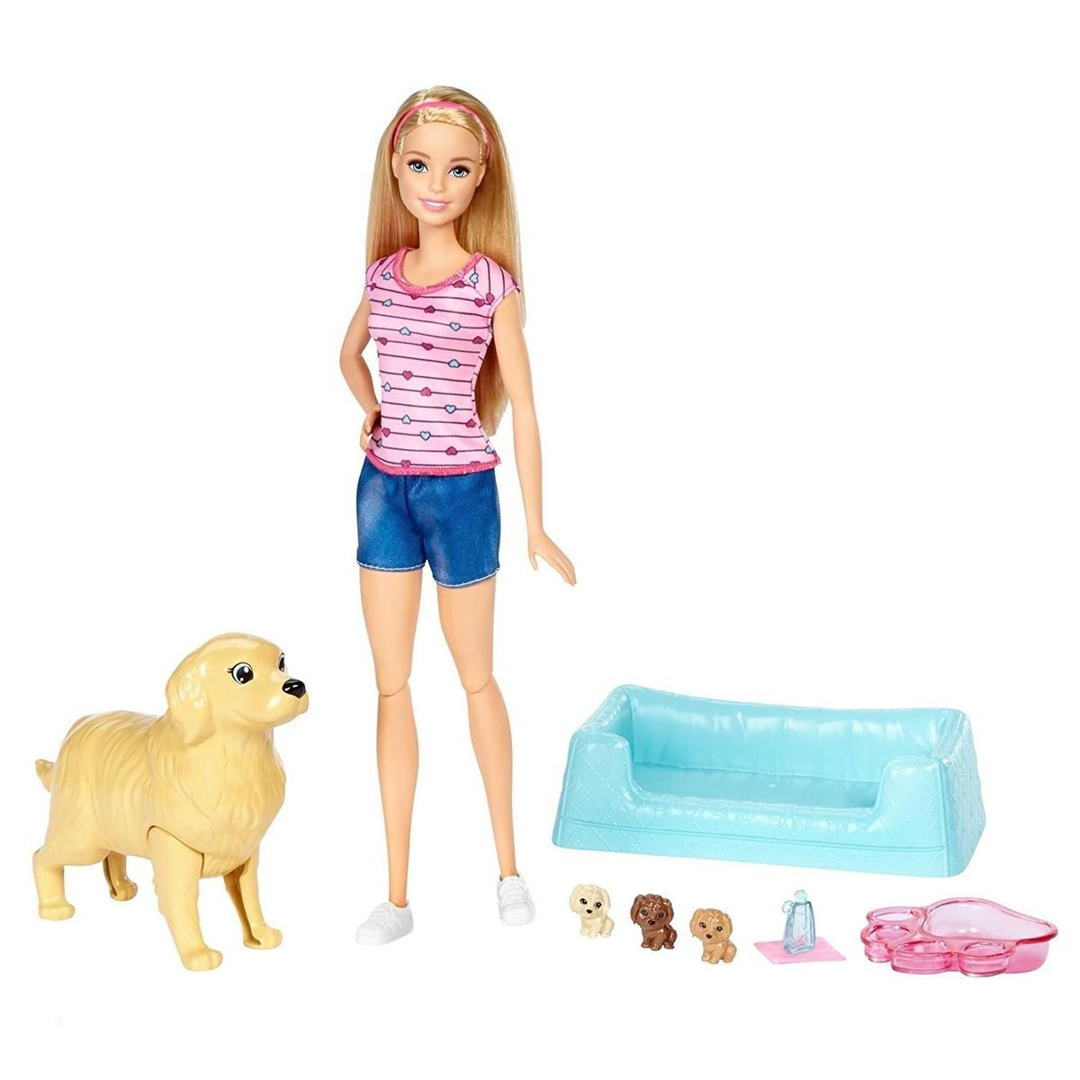 barbie et ses chiots jouets
