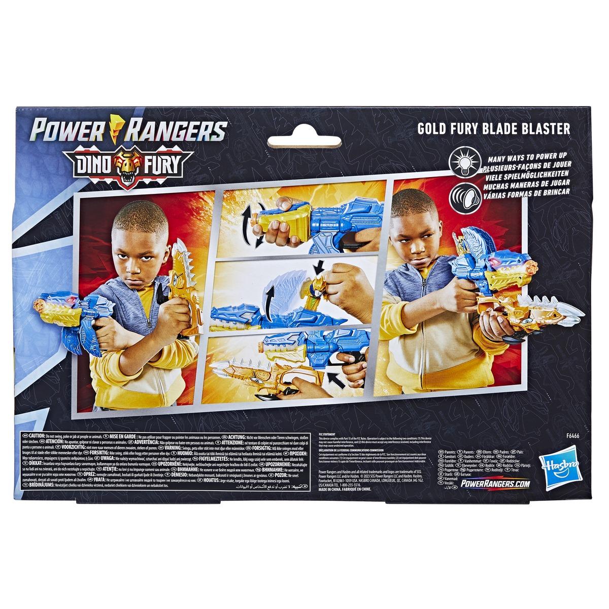 Power Rangers Dino Fury Ryusoulger DX Gold Mosa Blade Blaster Morpher Set BANDAI
