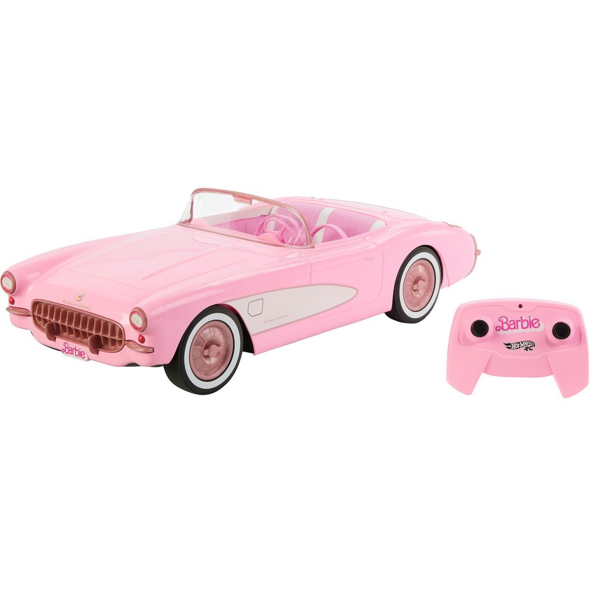 Hot Wheels-Corvette Barbie radiocommandée-Tirée du film Barbie