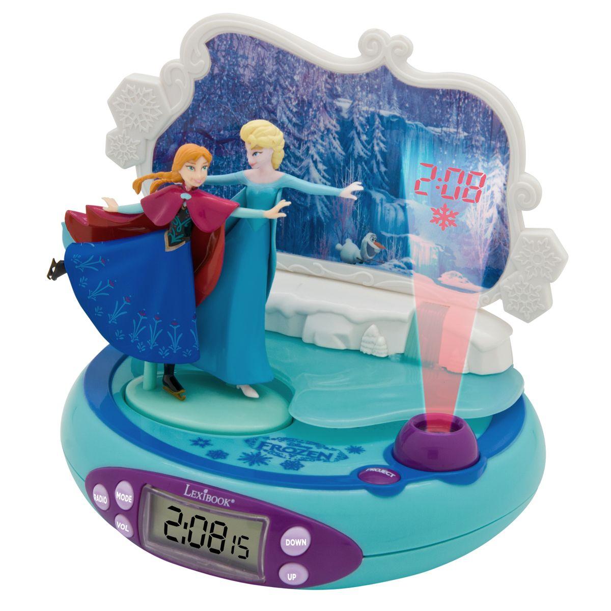 Radio réveil projecteur La Reine des Neiges Radio réveil projecteur La Reine des Neiges