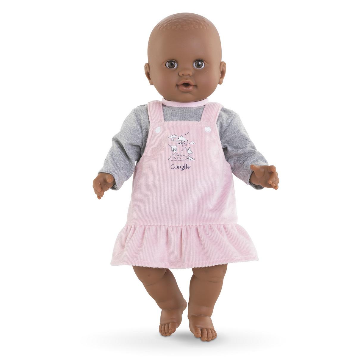 Robe et T shirt Bord de Loire Mon grand poupon 36 cm La Grande Recre