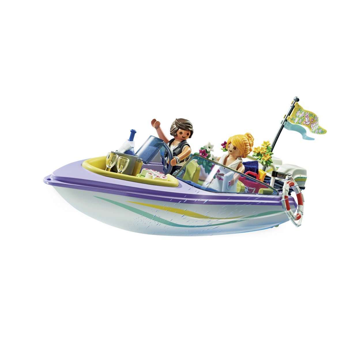 Mariés et bateau Playmobil City Life 71366 - La Grande Récré
