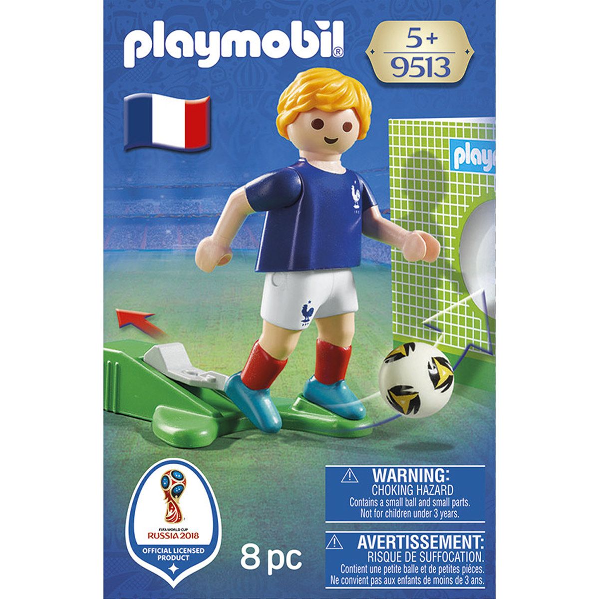 Joueur De Foot Francais Playmobil 9513 Le Sport Les Loisirs Et Les Vacances La Grande Recre