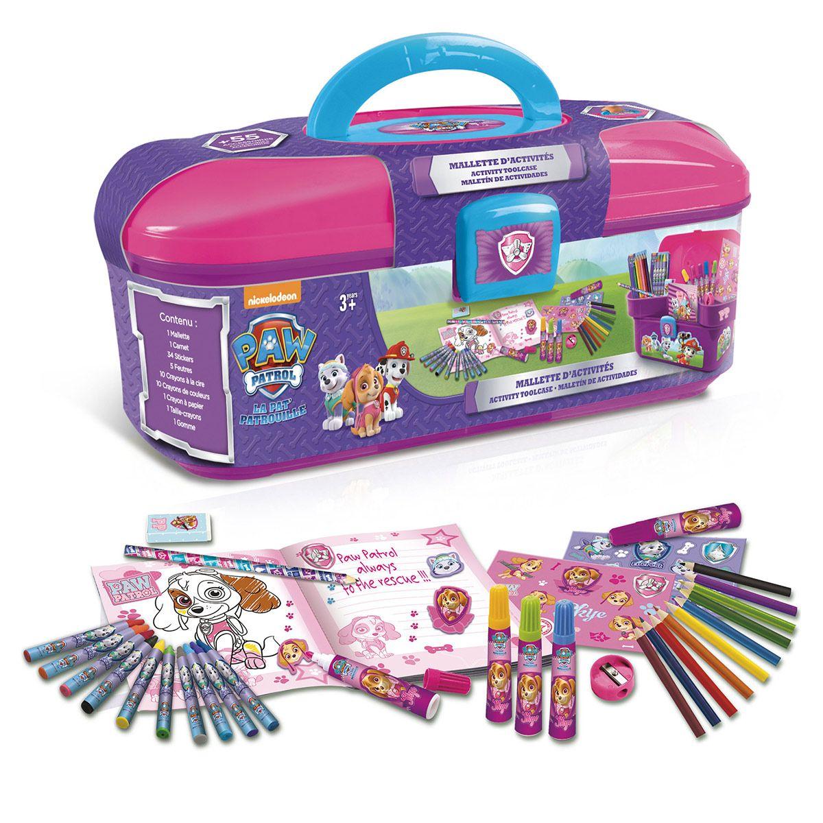 Mallette D Activites La Pat Patrouille Rose Jeux Creatifs La Grande Recre