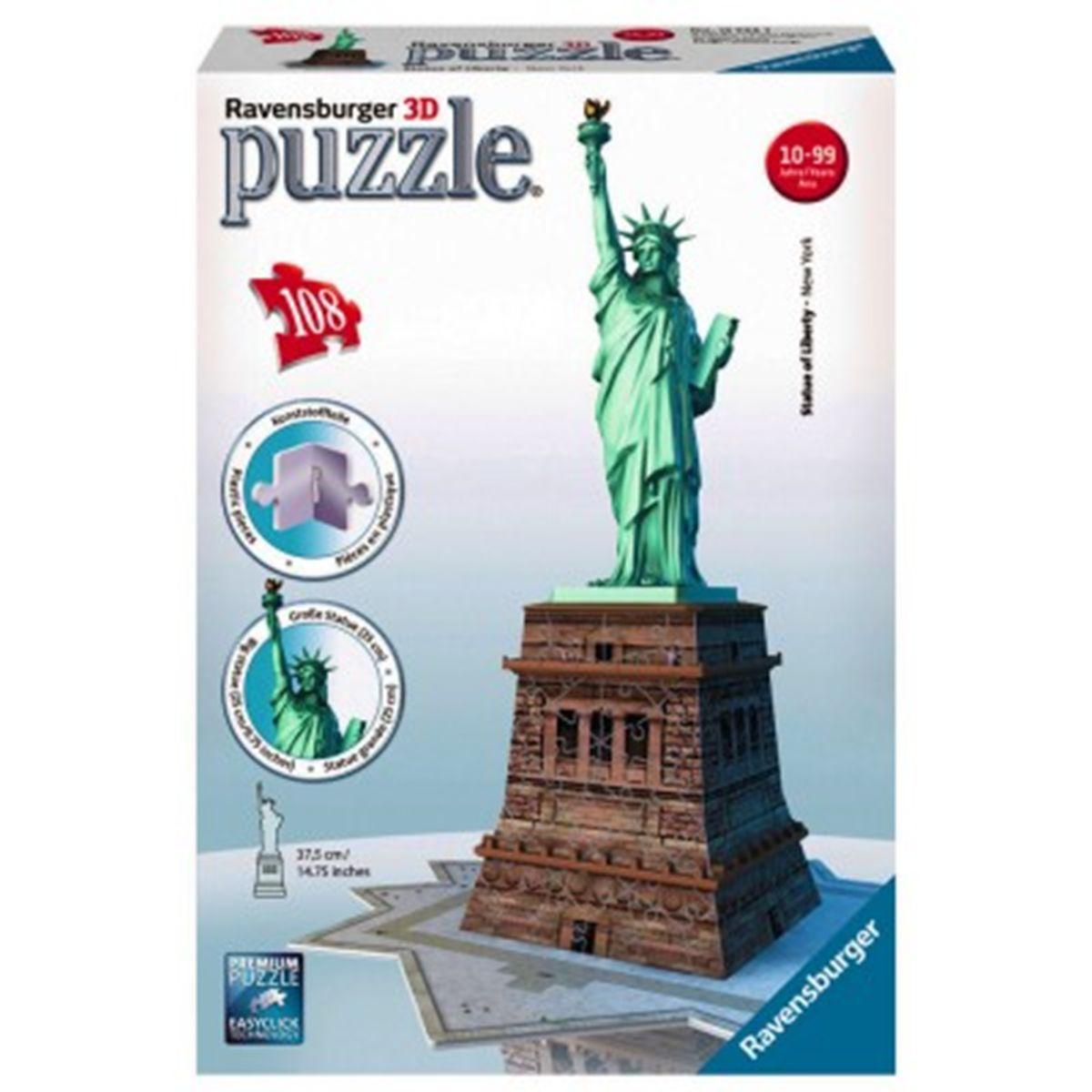 Puzzle 3d Statue De La Liberte Jeux De Societe Et Puzzles La