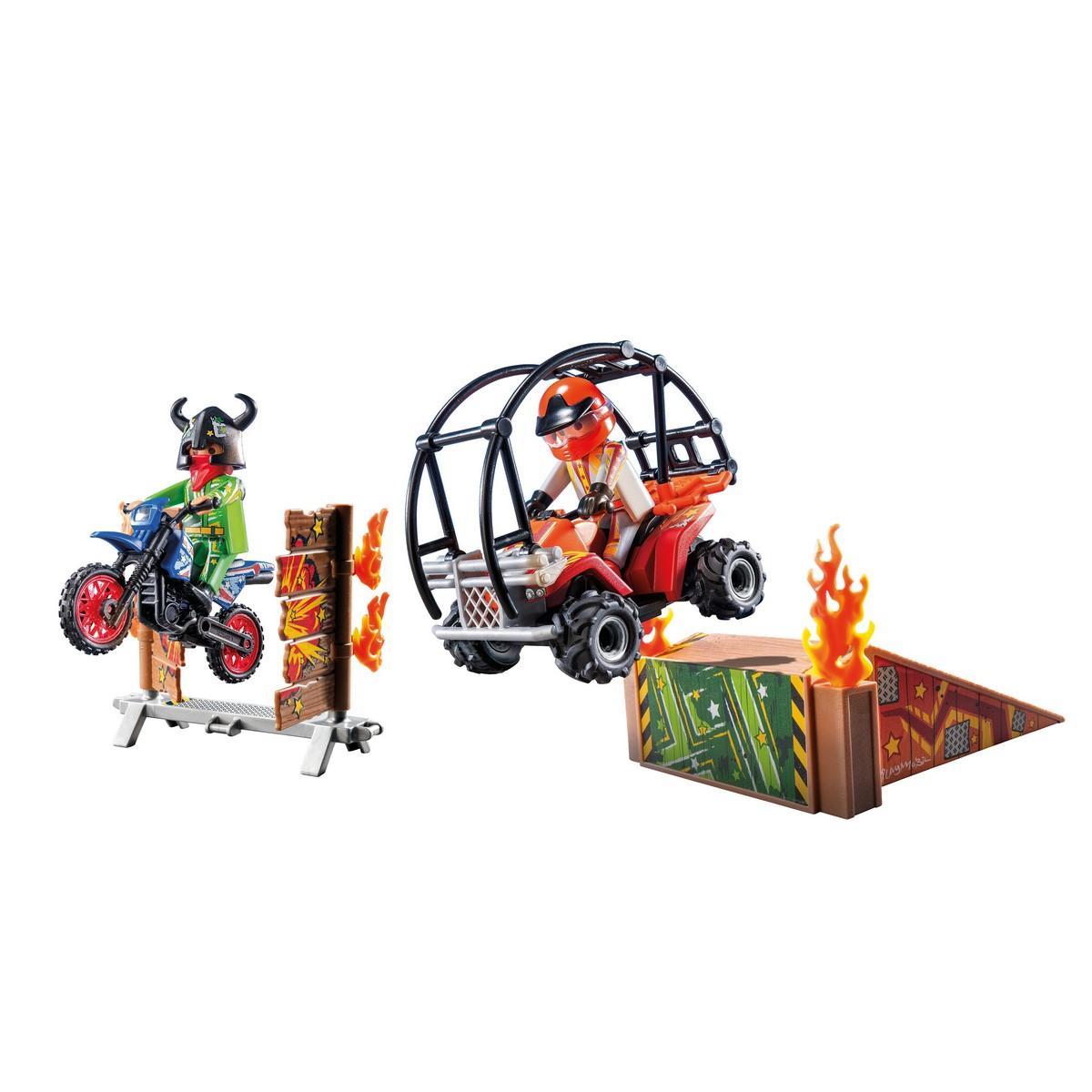 Gros Lot De 66 Véhicules Playmobil : Vélos Et Motos D'occasion (lot Indissociable)