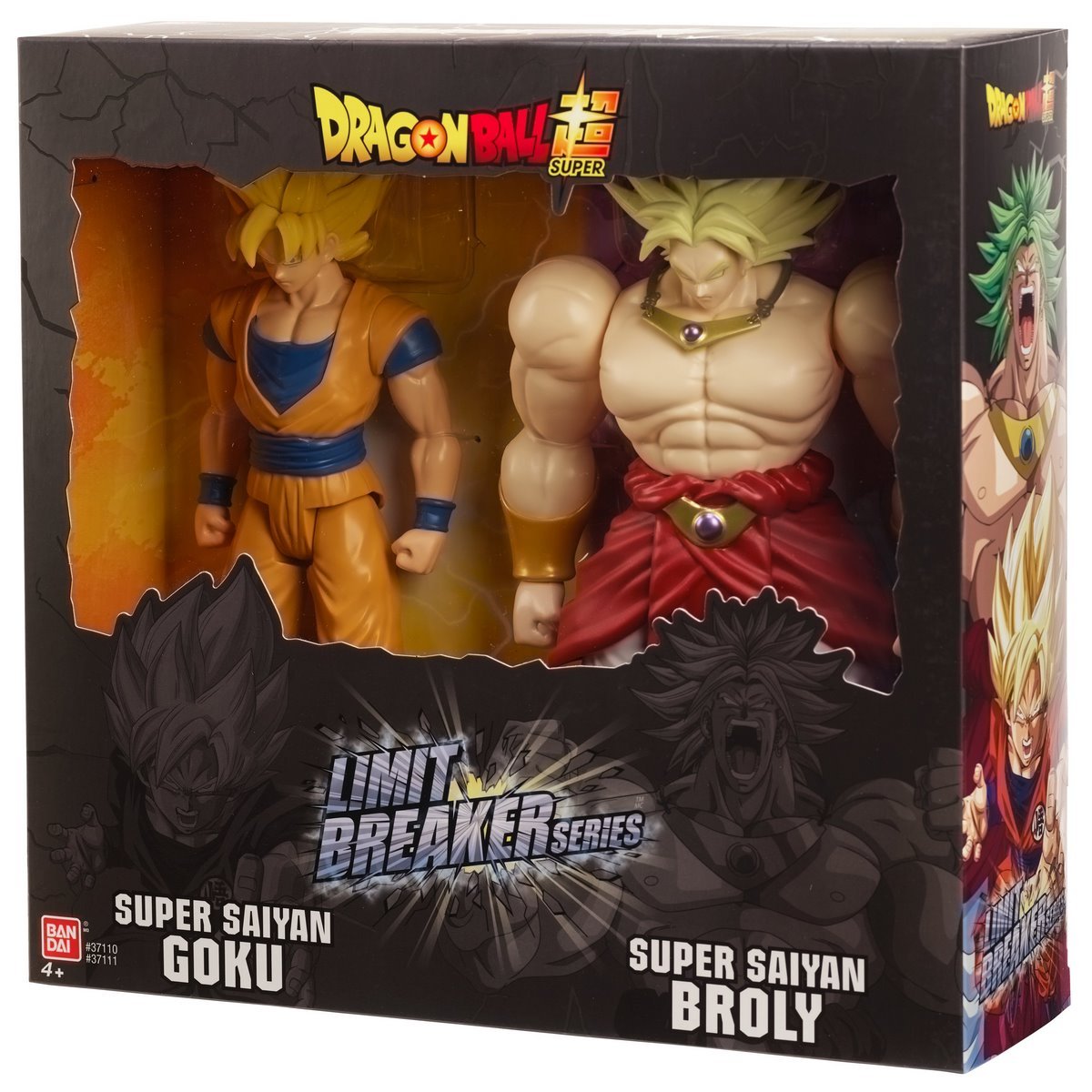 Lot figurine géantes 30 cm dragon ball z articulée Goku et Broly