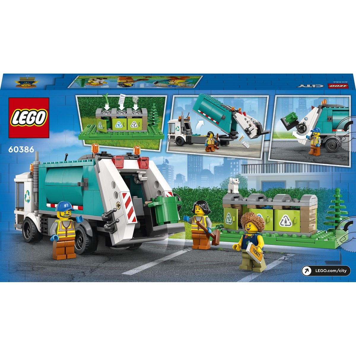 Le camion de recyclage Lego City 60386