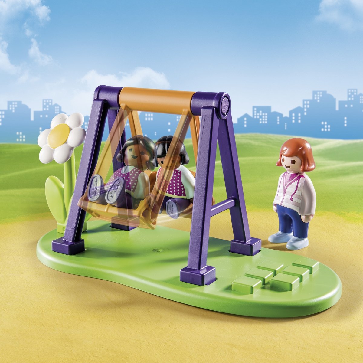 Voiture avec enfant Playmobil 1.2.3 - 71323 - La Grande Récré