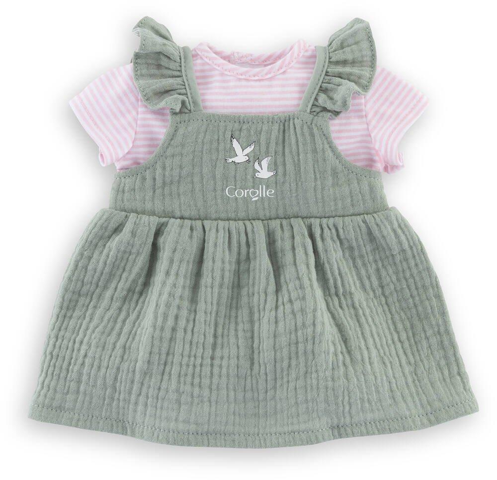 Robe a volants T shirt Bords de Loire Mon premier poupon 30 cm La Grande Recre