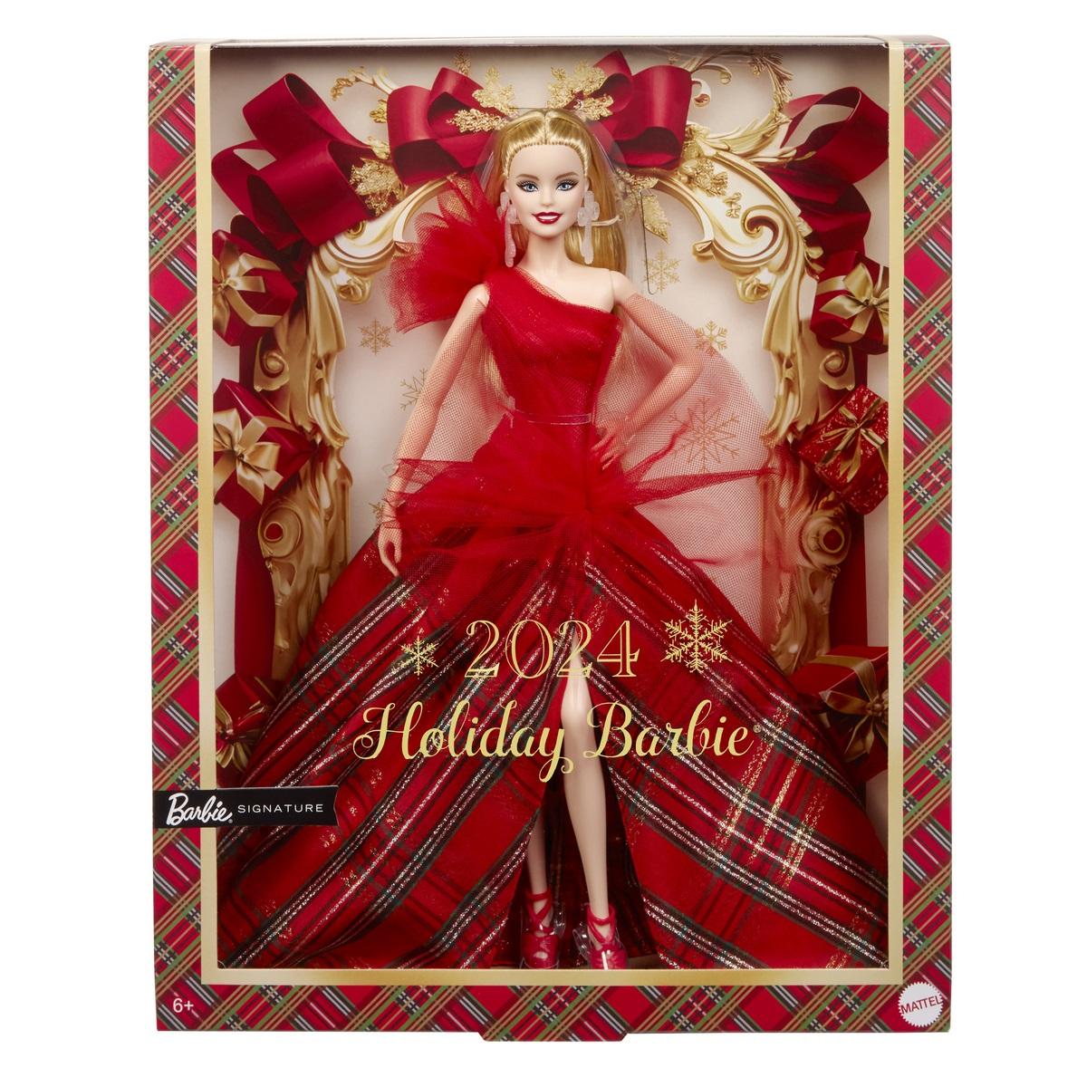 Barbie Holiday Joyeux Noël 2022 - Blonde - Mattel - État Neuf - Collection