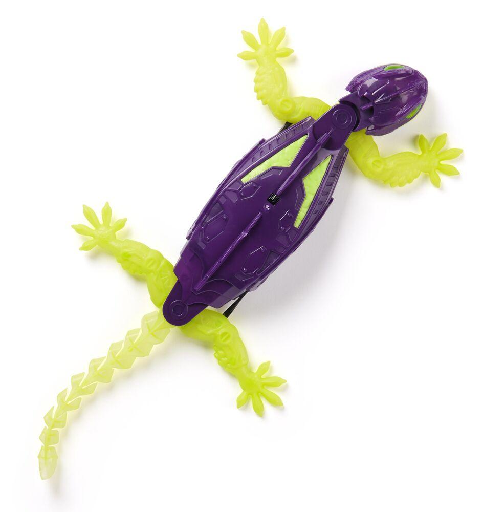 Spin Master Hex Bots - Gecko Radiocommandé Phosphorescent Qui Rampe Sur Le Sol Et Les Murs - Lézard