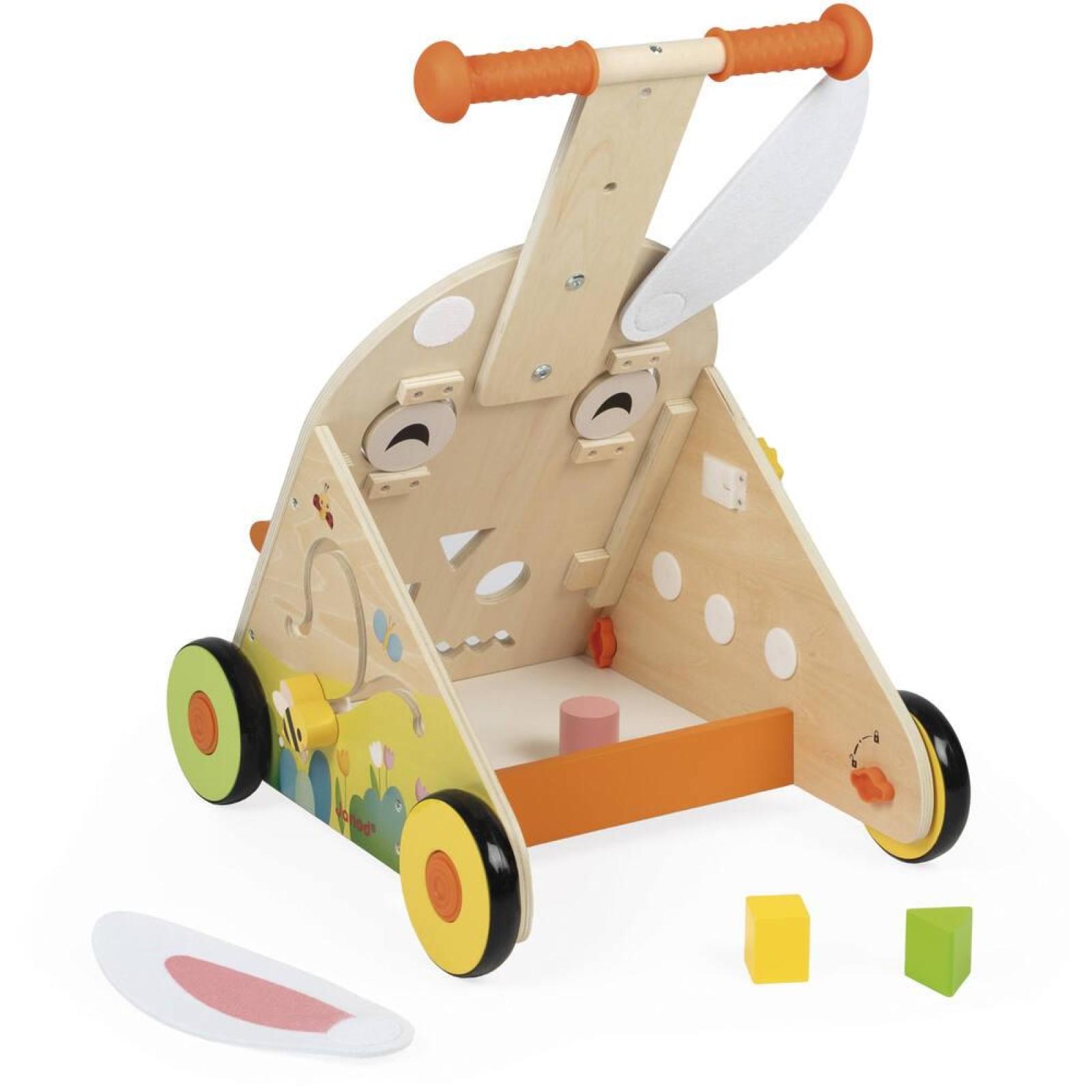 Chariot pousseur activité Lapin La Grande Récré