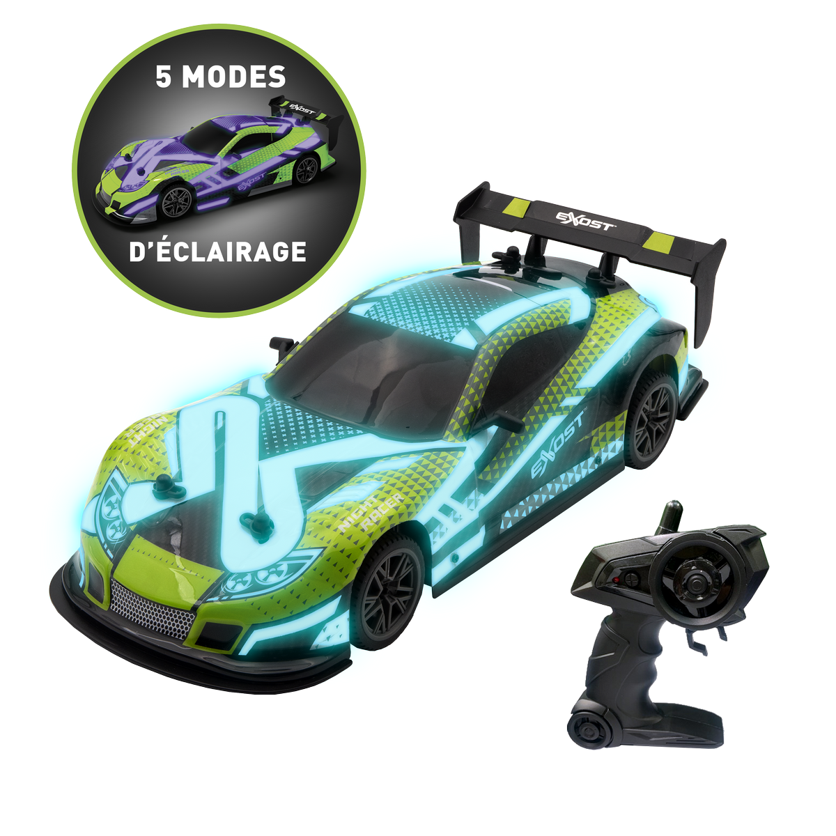 VEHICULE 1/14 RADIOCOMMANDE EXOST FLASH LIGHT