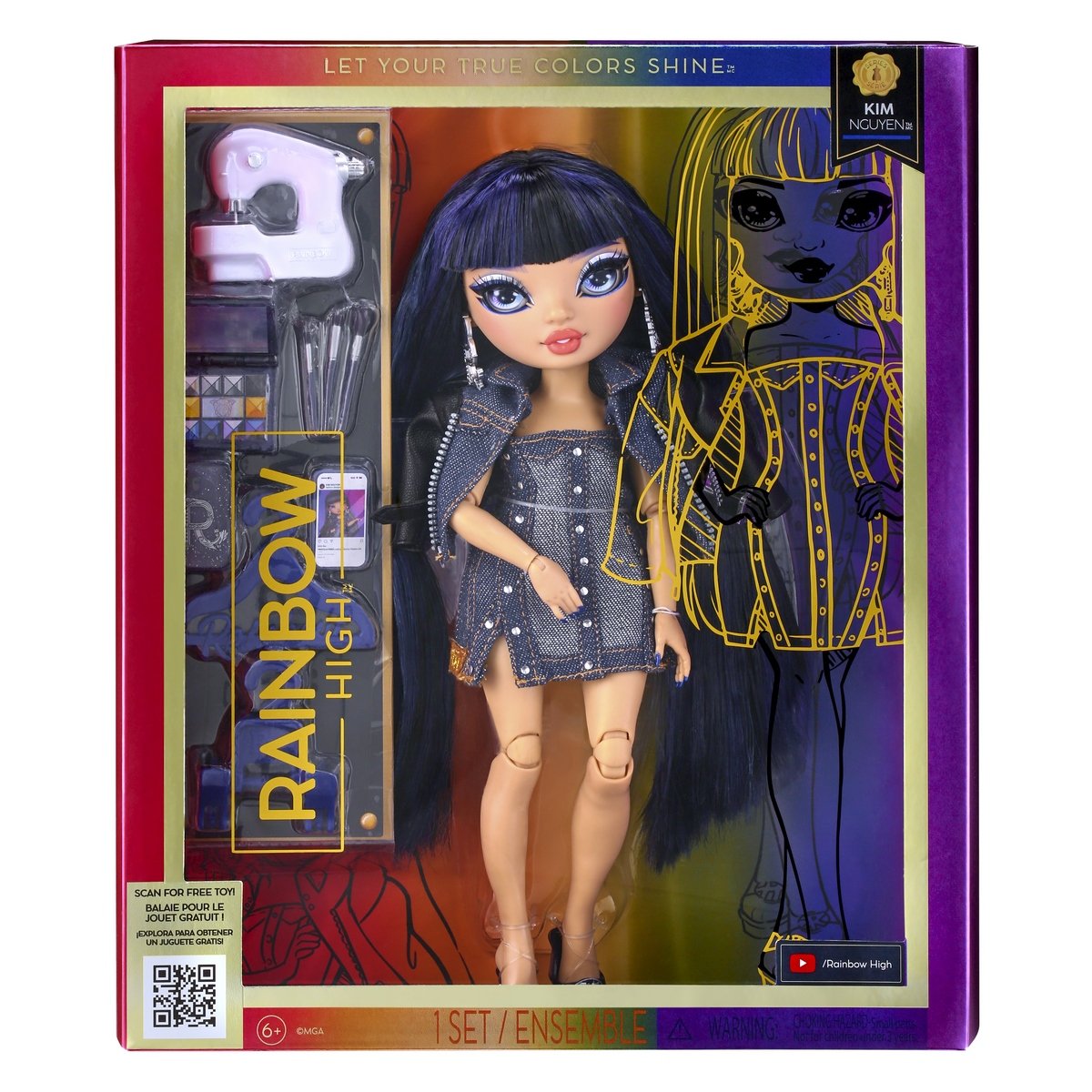Poupée Rainbow High Fashion Doll NG Blue - La Grande Récré