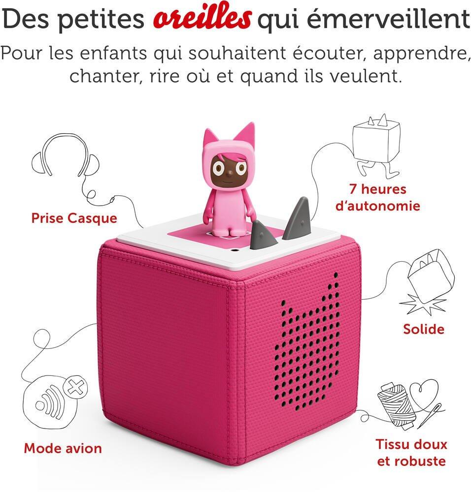 Tonies Toniebox 2 Gris Lune - Boîte à Histoires Pour Enfants 1-9 Ans, Avec Figurine Rubie, Écoute, Apprentissage Et Jeux Interactifs Sans Écran