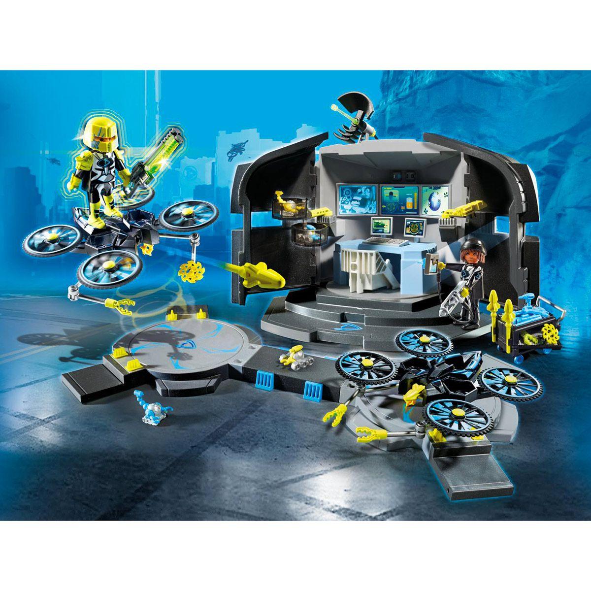 Centre de commandement du Dr. Drone Playmobil Top Agents 9250 - Les  monstres, les robots et la science-fiction - La Grande Récré