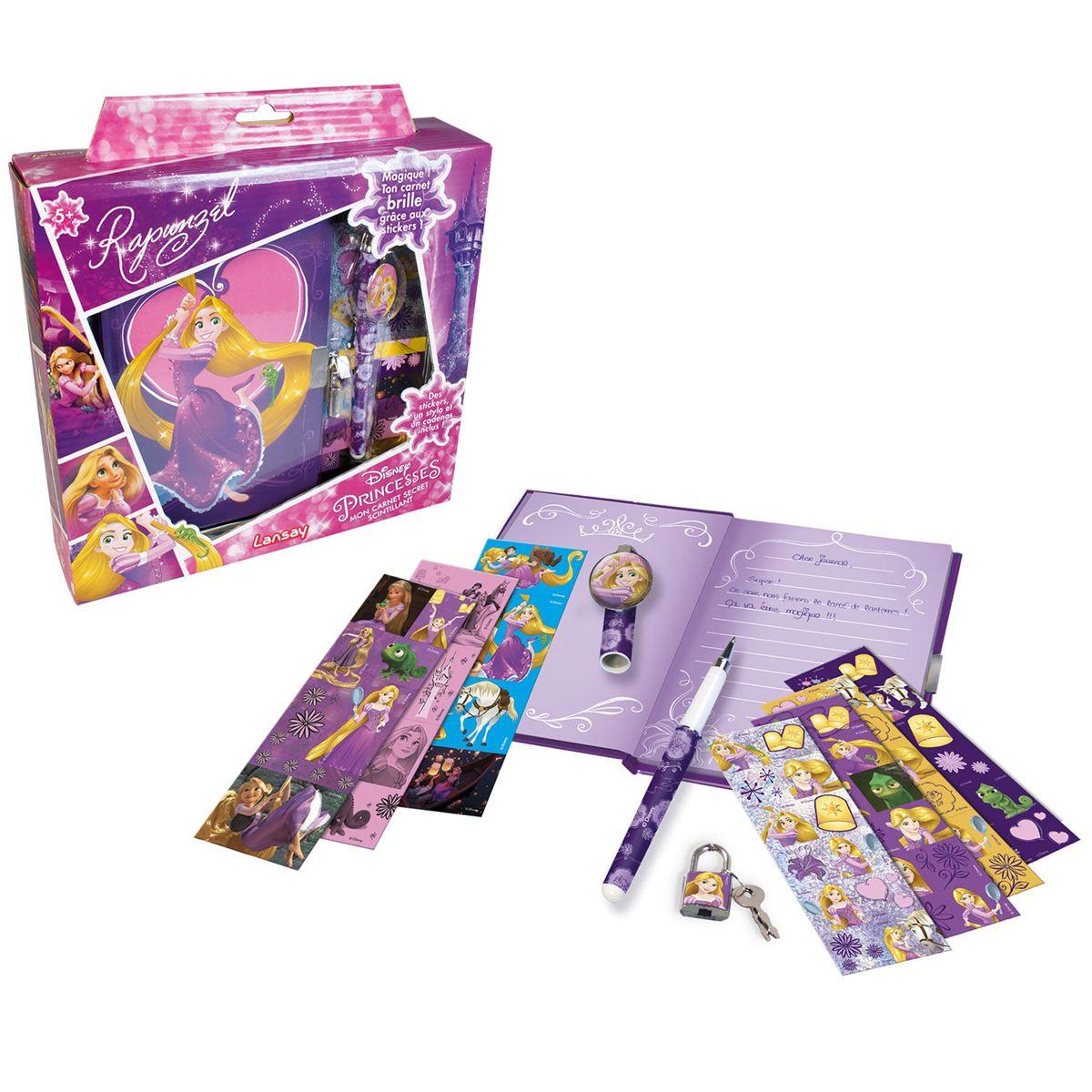 Mon Carnet Secret Scintillant Princesses Disney Raiponce Maquillage Et Beaute La Grande Recre