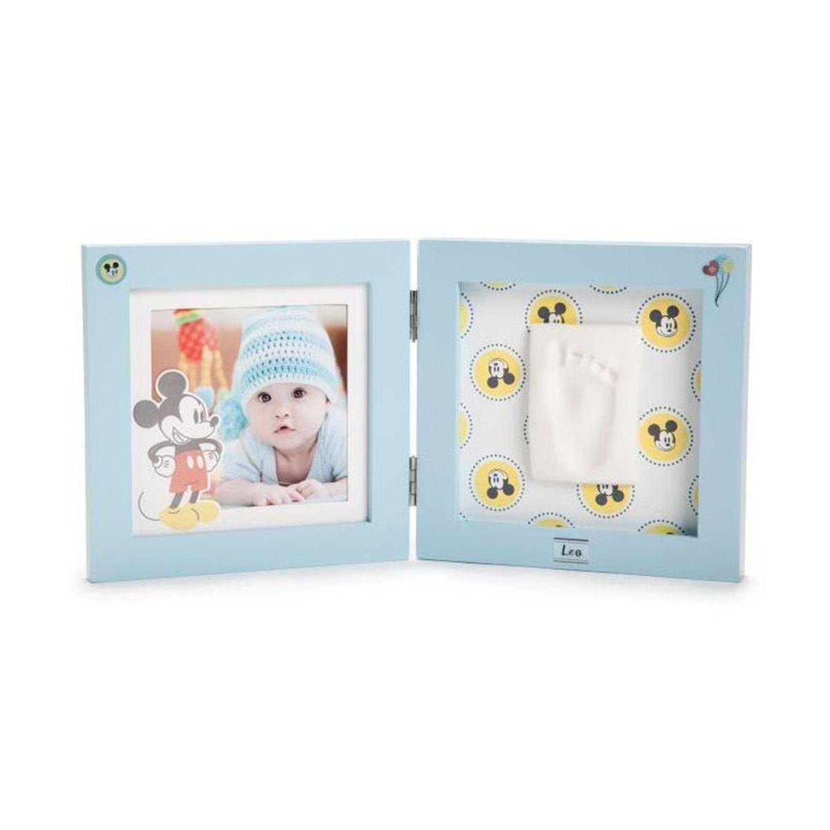 Cadre Empreinte Et Photo Mickey Mouse Coffrets Et Cadeaux Naissance La Grande Recre