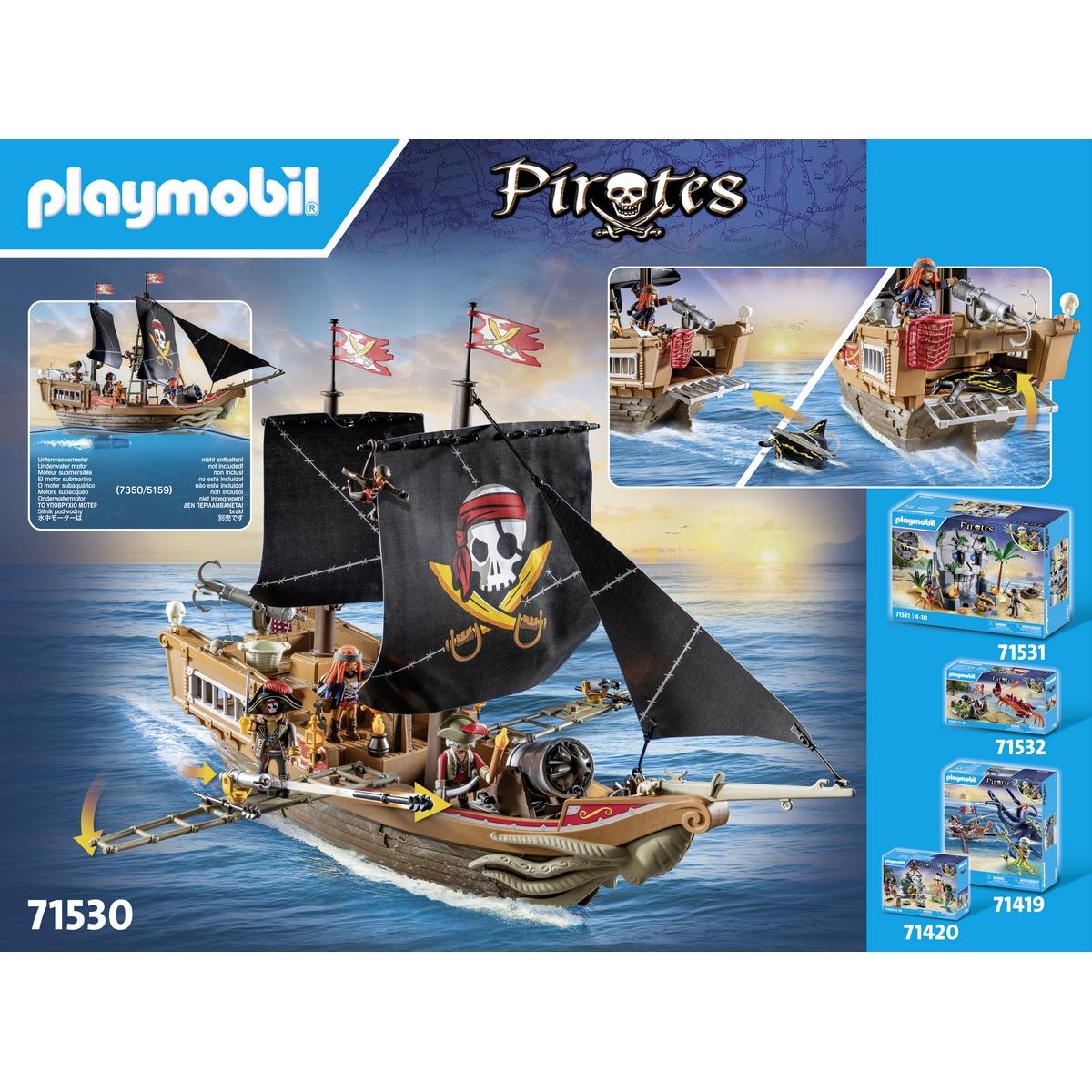 Bateau de pirate Playmobil vintage