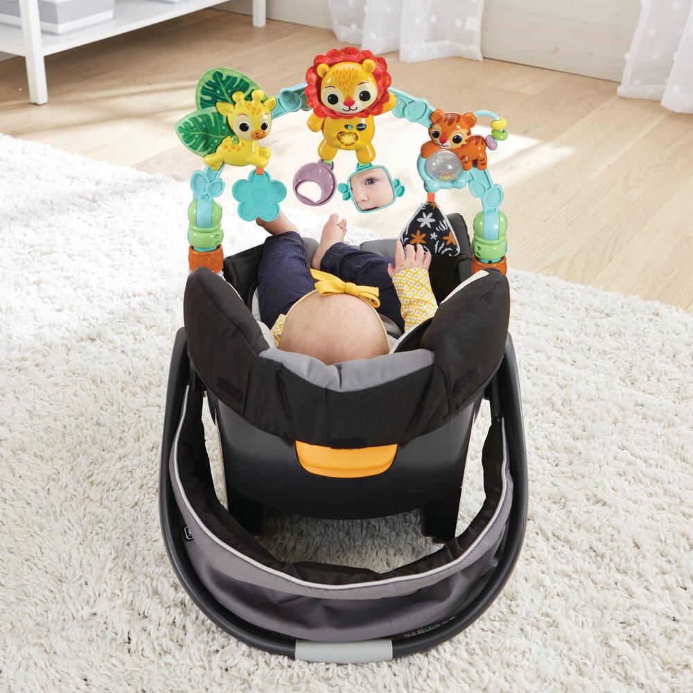 Arche de Poussette,Arche Eveil Bebe Jouets Musicaux,Jouet Poussette Bebe,Jouets Sensoriels