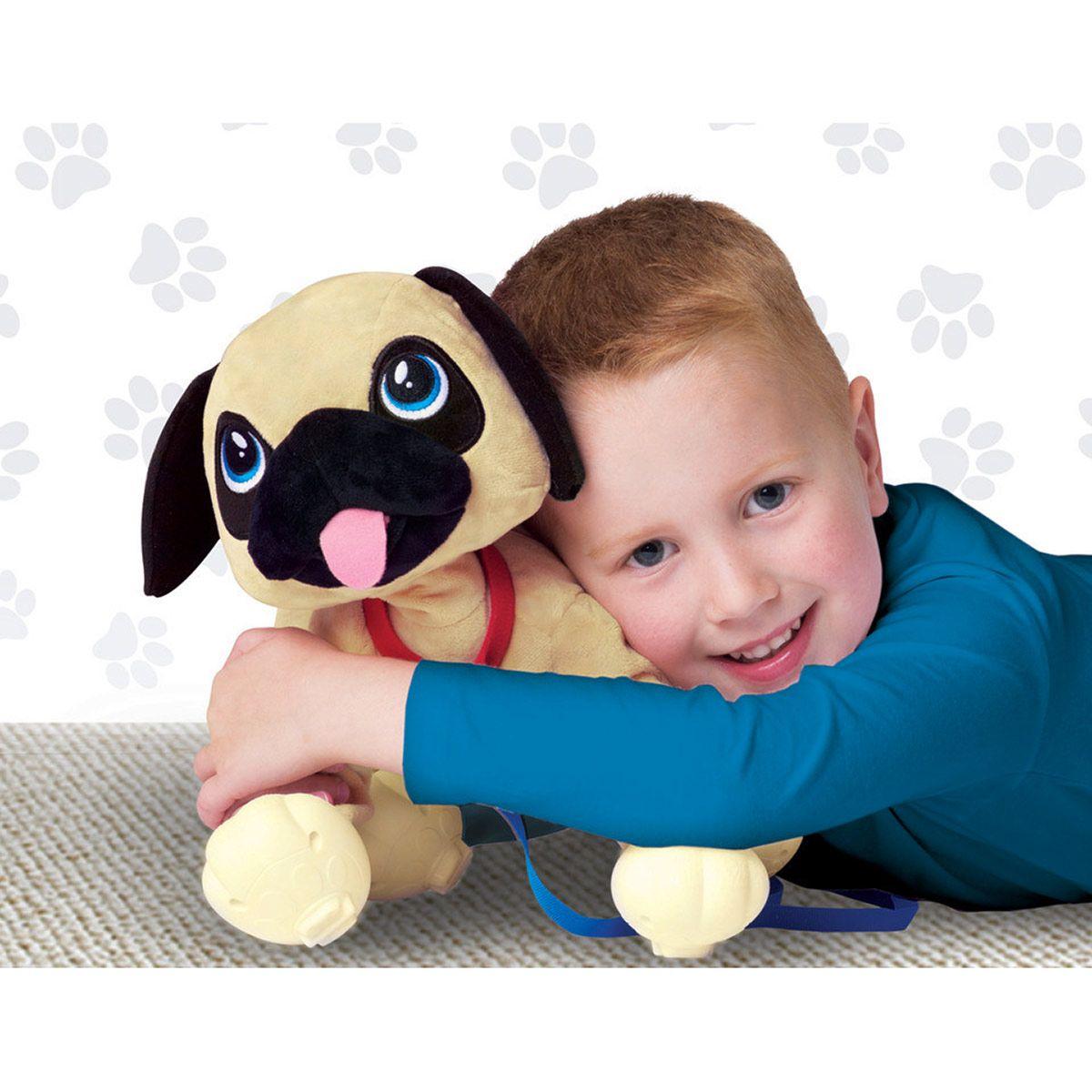 chien peluche toufou