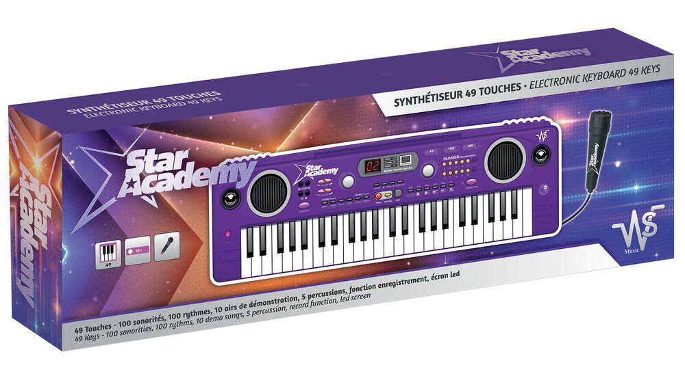 Shayson Clavier Piano Enfant 24 Touches – Jouet Musical Multifonction Avec Lumières, Histoires, Batterie, 6 Instruments – Dès 1 An, Cadeau Garçon/fille