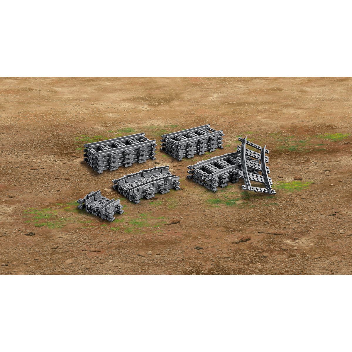 Pack de rails LEGO City 60205 - La Grande Récré