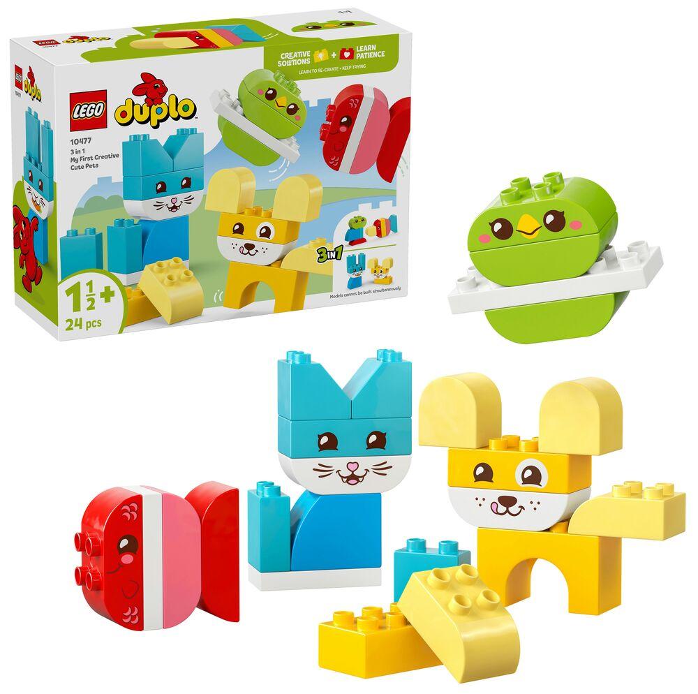 CHHOEAV – Lot 6 œufs De Pâques Avec Mini Blocs Construction Animaux – Lapin, Poussin, Ours, Renard, Hippo, éléphant – Cadeau Panier Pâques 6-12 Ans 🐣