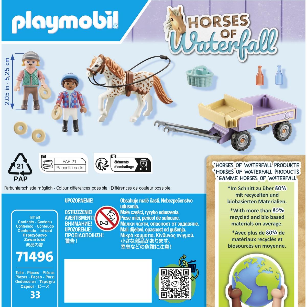 Lot De Figurines Playmobil – Biches, Bébés, élans, Renne – Réf 14 – Occasion
