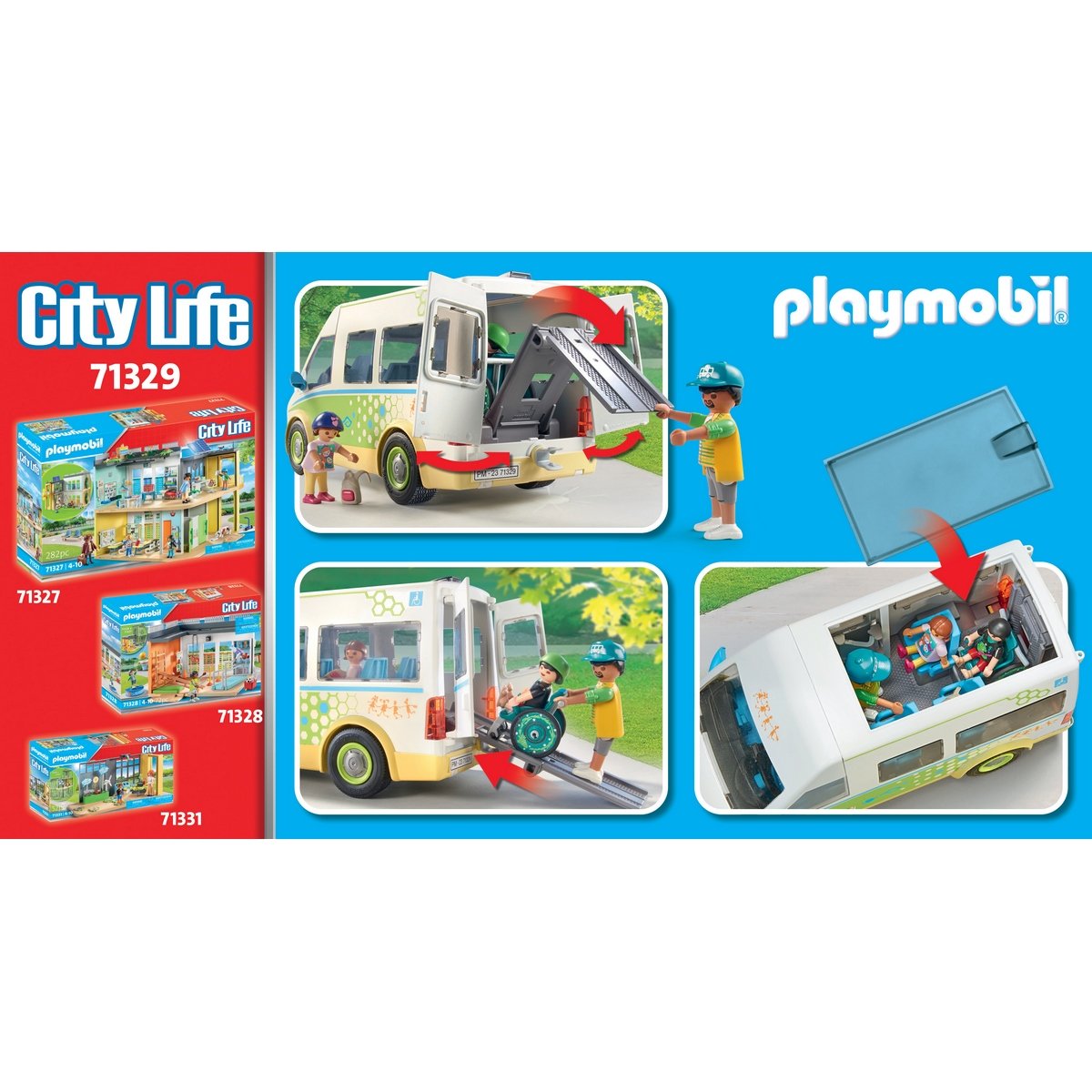 Bus scolaire - Playmobil City Life 71329 - La Grande Récré
