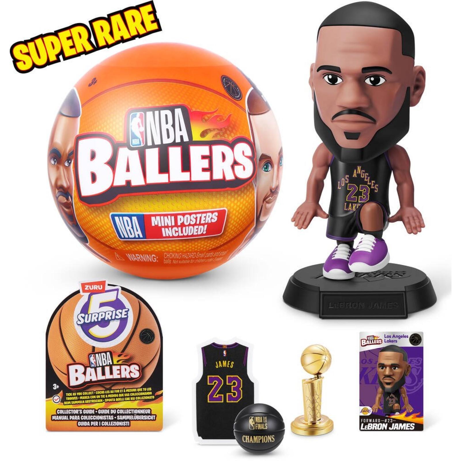 スポーツ NBA BALLERS JOUEURS Figurine surprise NBA Ballers - Série 2 Zuru : King Jouet France
